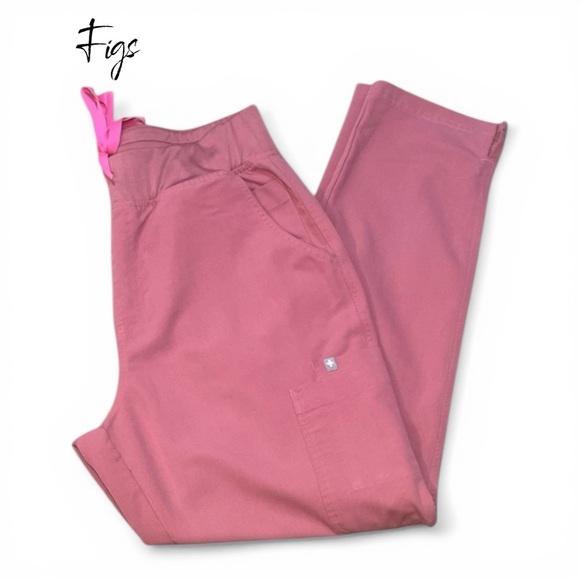 Figs Pants - Figs Yola Skinny Scrub Pants Quartz Pink